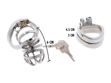 HIDDEN DESIRE - EXTREME CHASTITY COCK CAGE METAL