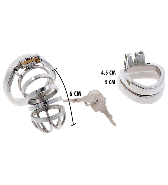 HIDDEN DESIRE - EXTREME CHASTITY COCK CAGE METAL