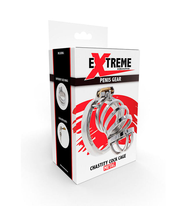 HIDDEN DESIRE - EXTREME CHASTITY COCK CAGE METAL