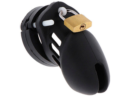 HIDDEN DESIRE - EXTREME CHASTITY COCK CAGE SILICONE SIZE S BLACK