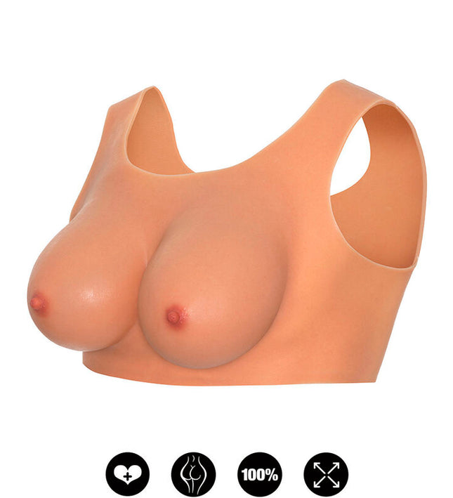 HIDDEN DESIRE - ALTER EGO WEARABLE BREAST TOP D-CUP FLESH