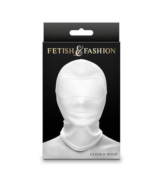NS NOVELTIES - FETISH & FASHION CLOSED HOOD NYLON WHITE