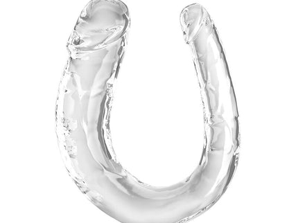 KING COCK - DOUBLE TROUBLE DOUBLE DILDO 33 CM CLEAR
