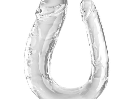 KING COCK - DOUBLE TROUBLE DOUBLE DILDO 44 CM CLEAR