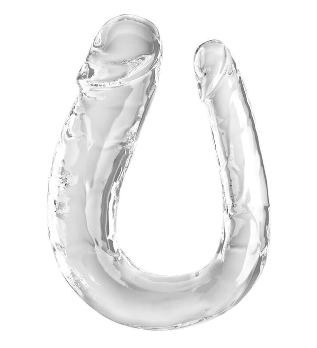 KING COCK - DOUBLE TROUBLE DOUBLE DILDO 44 CM CLEAR