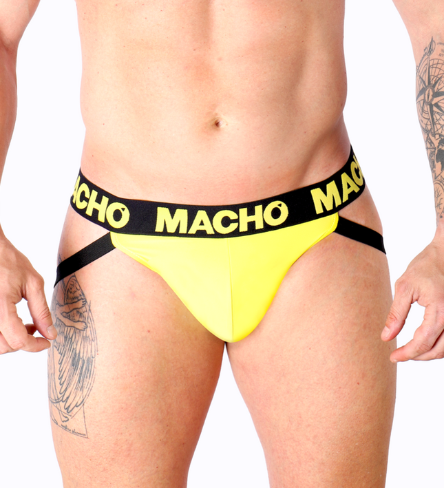 MACHO - MX25A JOCK LYCRA YELLOW M