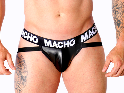 MACHO - MX25NC JOCK BLACK LEATHER M