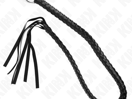 KINK - SNAKE WHIP WITH BLACK HAND RING 65 CM