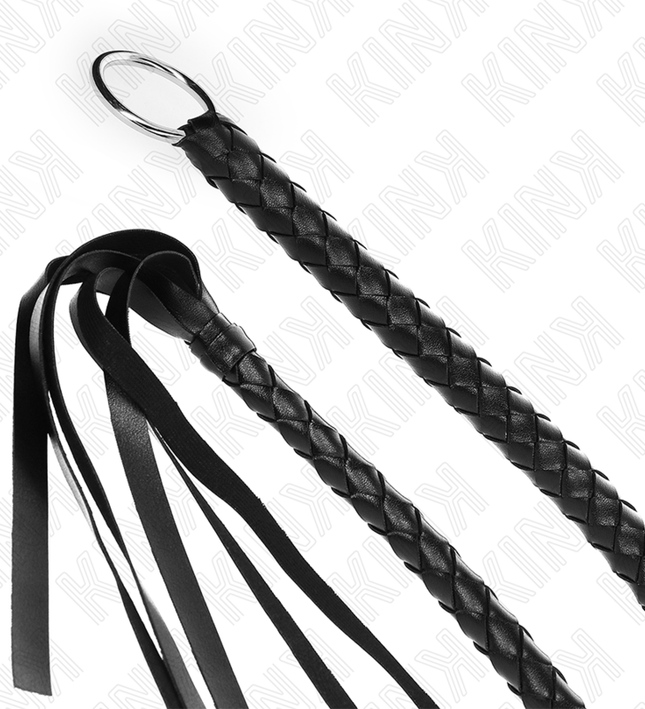 KINK - SNAKE WHIP WITH BLACK HAND RING 65 CM