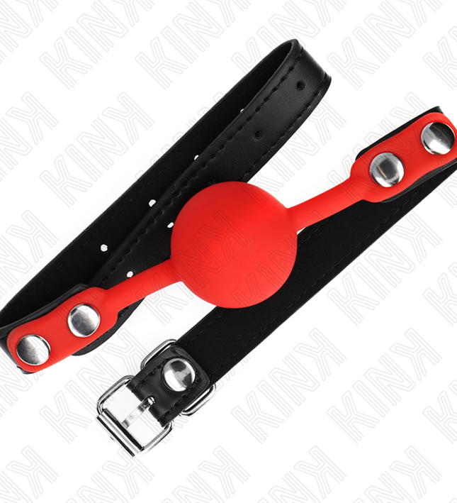 KINK - RED SILICONE BALL 4 CM GAG 60 x 2 CM