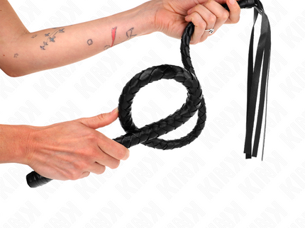KINK - LONG WHIP WITH BEADS 110 CM