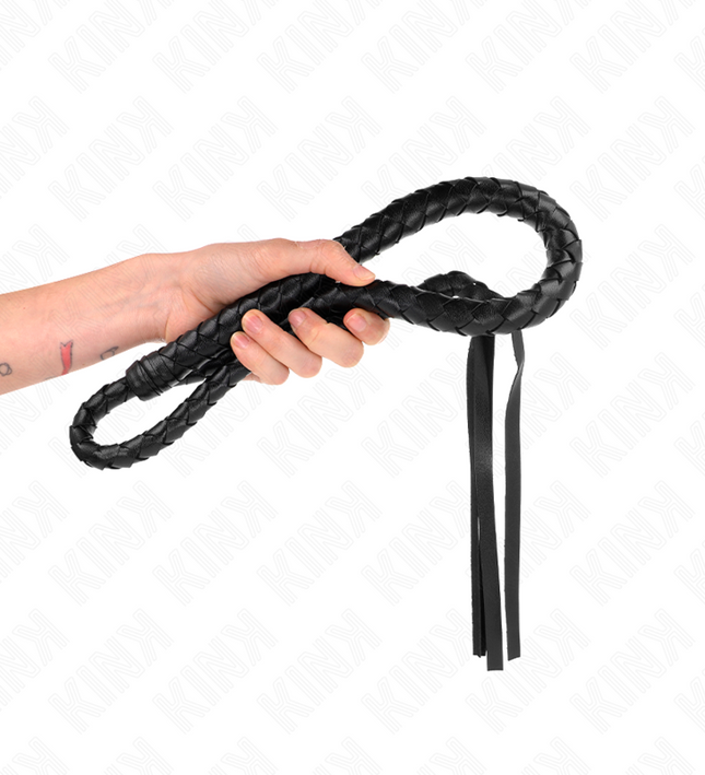 KINK - LONG WHIP WITH BEADS 110 CM