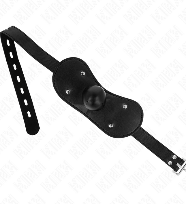 KINK - BALL GAG MOUTH MASK WITH LOCK ADJUSTABLE 42-60 CM
