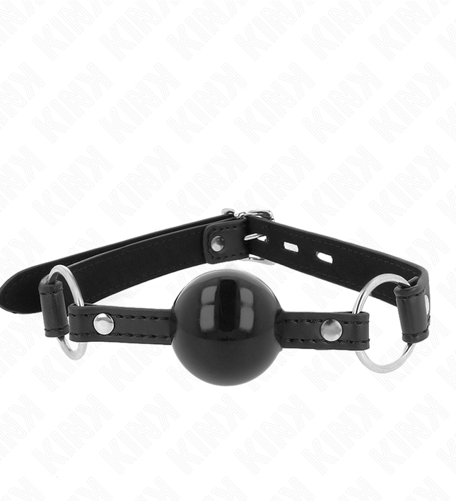 KINK - TPE BALL 4 CM GAG WITH BLACK LOCK 60 x 2 CM
