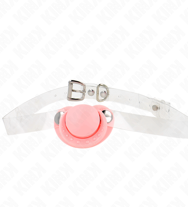 KINK - PINK PACIFIER SHAPED GAG 5.5 x 4 CM ADJUSTABLE 43-60 CM