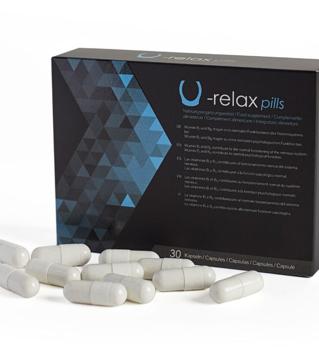 500 COSMETICS - U-RELAX CAPSULES RELAXATION AND ANXIETY REDUCTION - 30 CAPSULES.