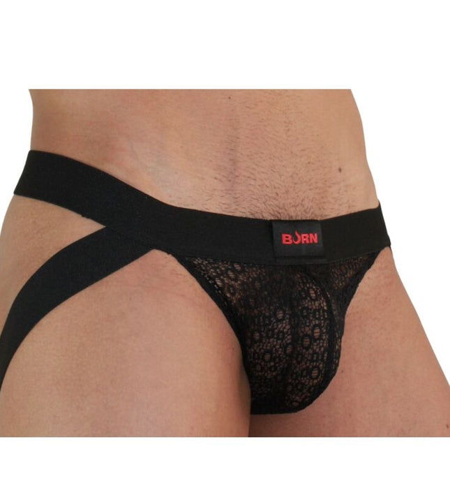 BURN - 005 JOCK LINGERIE BLACK S