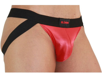 BURN - 010 JOCK RED / BLACK L