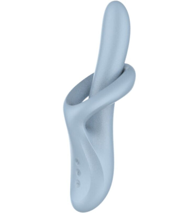 SATISFYER - HEAT FLEX 4 HEAT EFFECT VIBRATOR 12 VIBRATIONS BLUE