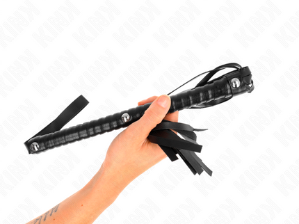 KINK - WHIP WITH BLACK TEXTURED HANDLE 48.5 CM