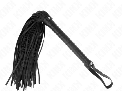 KINK - WHIP WITH BLACK TEXTURED HANDLE 48.5 CM