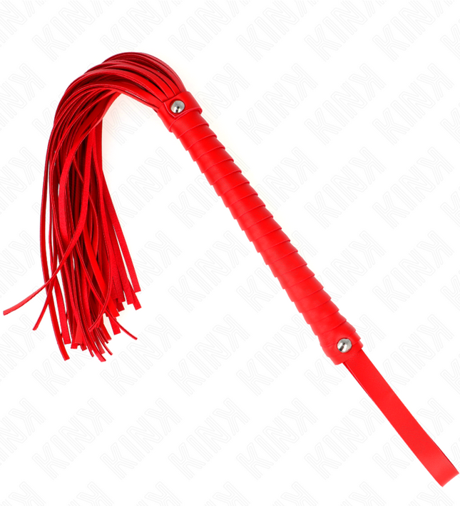 KINK - WHIP WITH RED TEXTURED HANDLE 48.5 CM