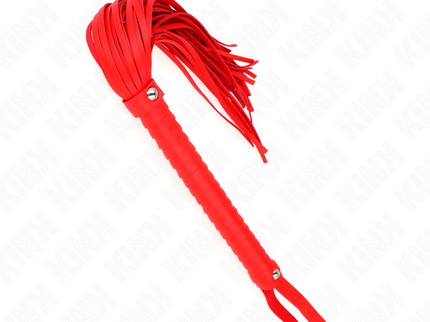 KINK - WHIP WITH RED TEXTURED HANDLE 48.5 CM