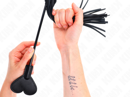 KINK - RANGE WHIP WITH HEART PANDEL 35 CM