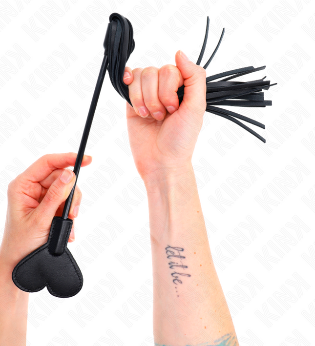 KINK - RANGE WHIP WITH HEART PANDEL 35 CM