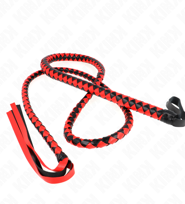 KINK - RED LONG SNAKE WHIP 210 CM