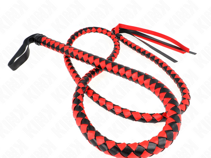 KINK - RED LONG SNAKE WHIP 210 CM