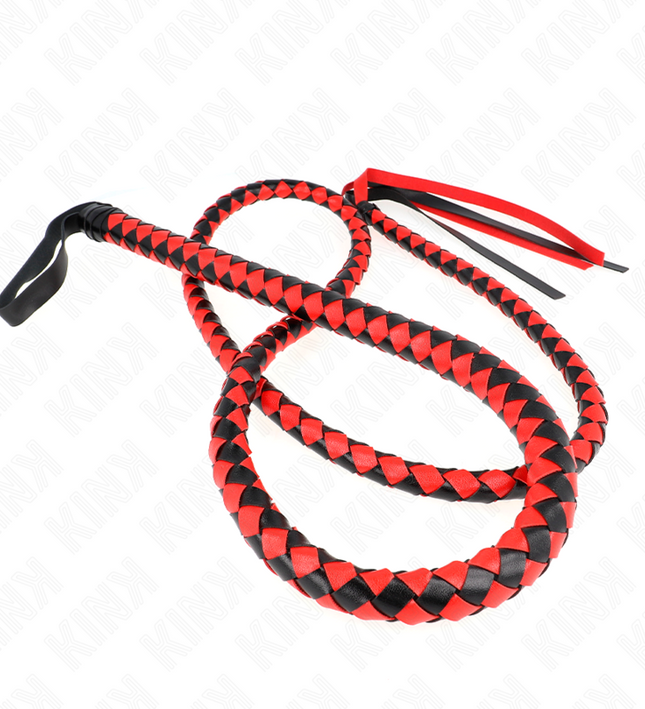 KINK - RED LONG SNAKE WHIP 210 CM