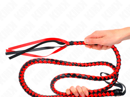 KINK - RED LONG SNAKE WHIP 210 CM