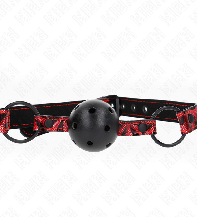 KINK - DIAMOND PATTERN BALL 4.5 CM GAG MODEL 2 64.5 CM ADJUSTABLE 42-60 CM