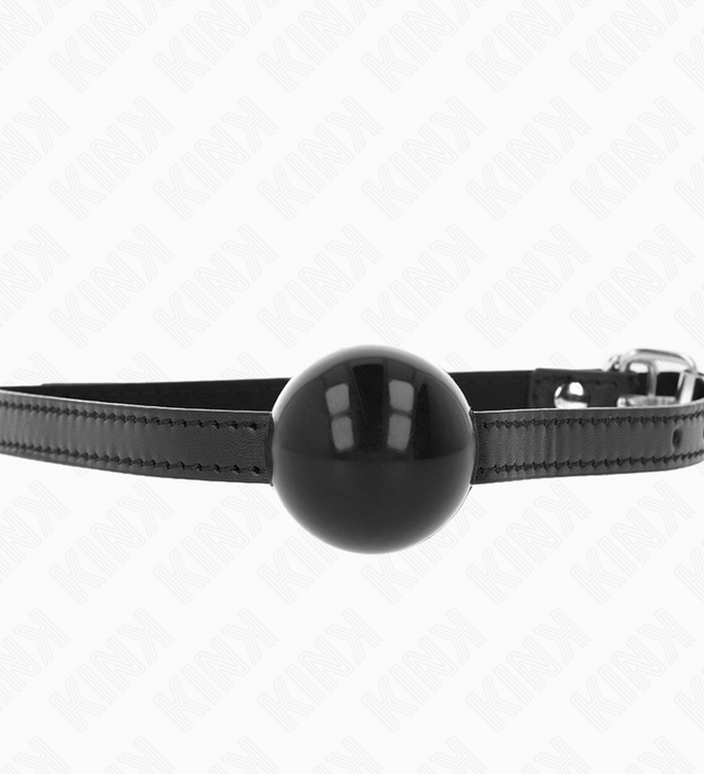 KINK - BLACK SINGLE SOLID BALL 4 CM GAG 65 x 1.5 CM