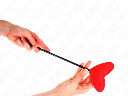 KINK - RED HEART SHAPED PALETTE 33 X 10 CM