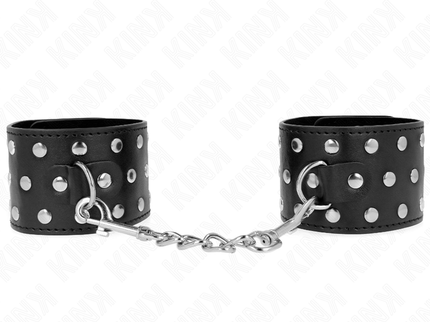 KINK - PUNK WRIST RESTRAINTS ADJUSTABLE 19-24 CM X 5.5 CM