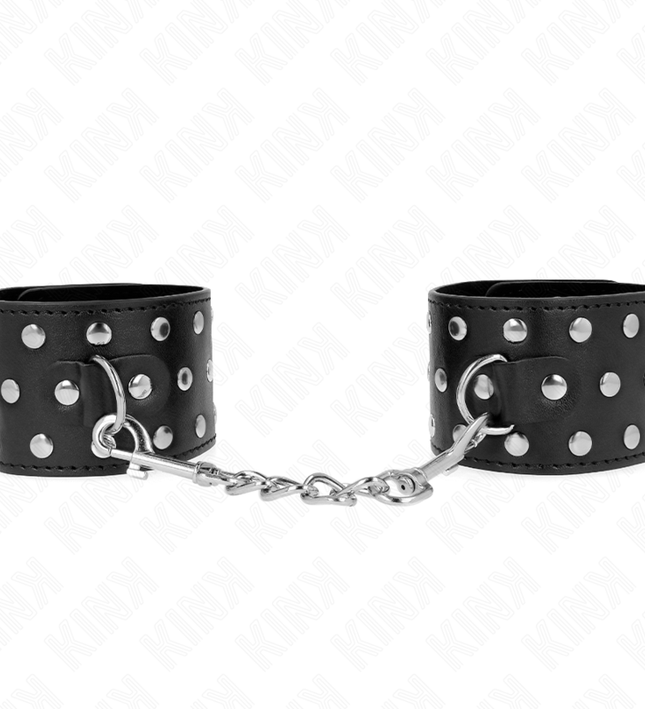 KINK - PUNK WRIST RESTRAINTS ADJUSTABLE 19-24 CM X 5.5 CM