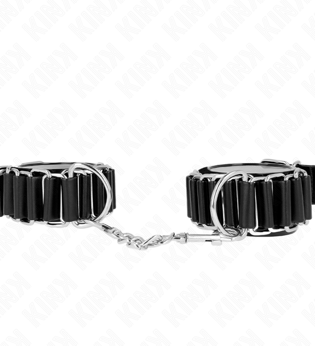 KINK - HINGE-LIKE THIN WRIST RESTRAINTS BLACK ADJUSTRABLE 16-22 CM X 3.5 CM