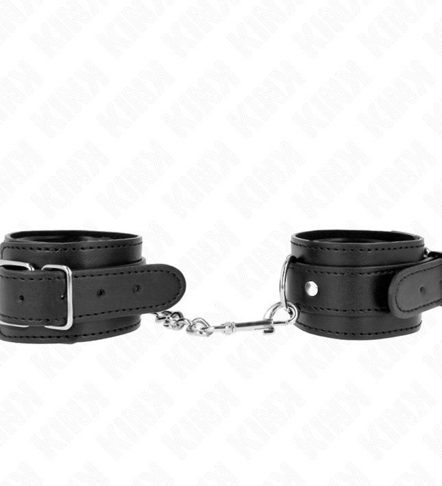 KINK - THIN WRIST RESTRAINTS BLACK ADJUSTABLE 21-33 CM