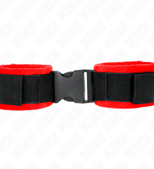 KINK - NYLON BIND HOOK&LOOP WRIST RESTRAINTS BLACK MODEL 1 AJDUSTABLE 25-35 CM X 6 CM