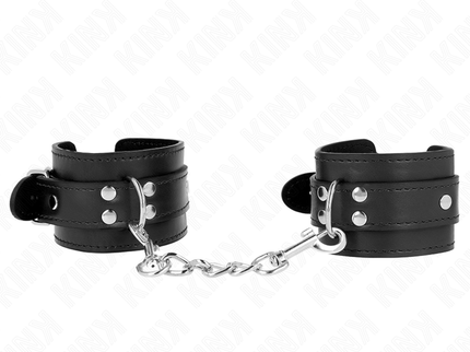 KINK - SIMPLE WRIST RESTRAINTS BLACK ADJUSTABLE 20-23 CM X 5.5 CM