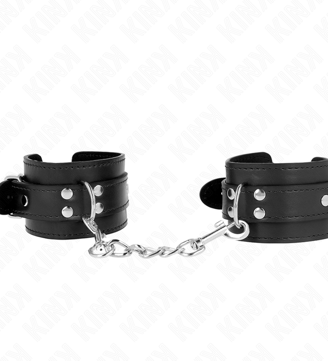 KINK - SIMPLE WRIST RESTRAINTS BLACK ADJUSTABLE 20-23 CM X 5.5 CM