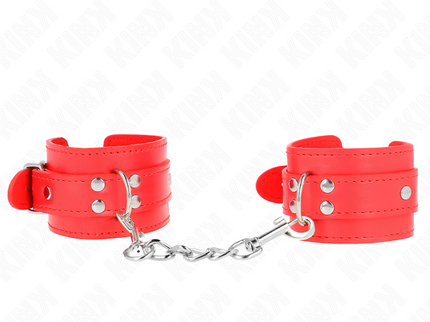 KINK - SIMPLE WRIST RESTRAINTS RED ADJUSTABLE 20-23 CM X 5.5 CM