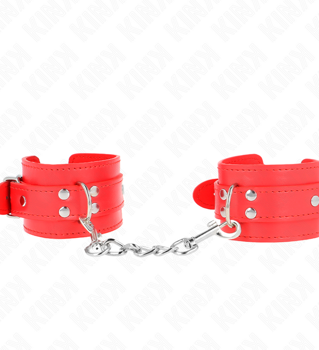 KINK - SIMPLE WRIST RESTRAINTS RED ADJUSTABLE 20-23 CM X 5.5 CM