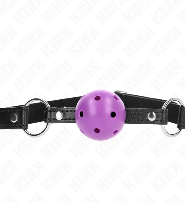 KINK - HOLLOW HARD PURPLE BALL 4.5 CM GAG 63.5 X 2 CM