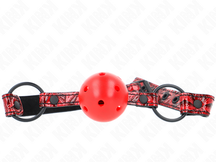 KINK - DIAMOND PATTERN BALL 4.5 CM GAG MODEL 1 64.5 CM ADJUSTABLE 42-60 CM