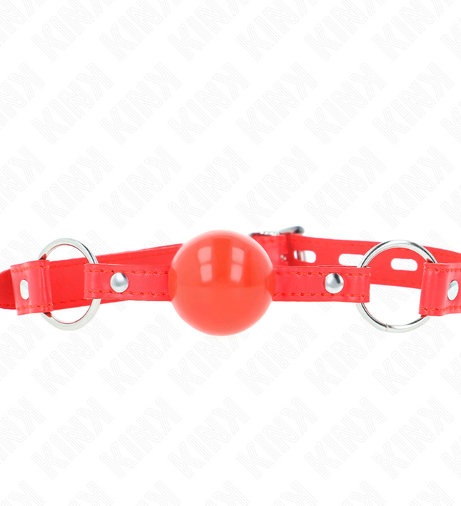 KINK - TPE BALL 4 CM GAG WITH ROJO LOCK 60 x 2 CM