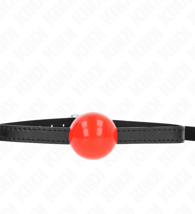 KINK - RED SINGLE SOLID BALL 4 CM GAG 65 x 1.5 CM
