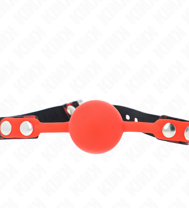 KINK - MODEL 2 SILICONE BALL 4 CM GAG WITH LOCK 60 x 2 CM